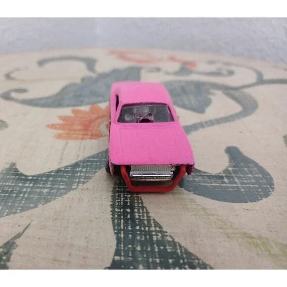 Vintage 1971 Lesney Matchbox Superfast No. 70 Pink Dodge Charger Dragster Mopar